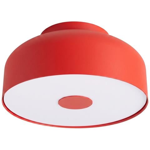 Plafoniera Omiq Rosso Sl. 2285 - Moderno Plafoniere Rosso 15x30x30 Cm - Foto 1