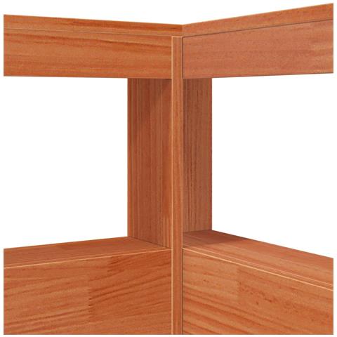 Letto Libreria con testiera Legno di Pino Massello - Foto 9