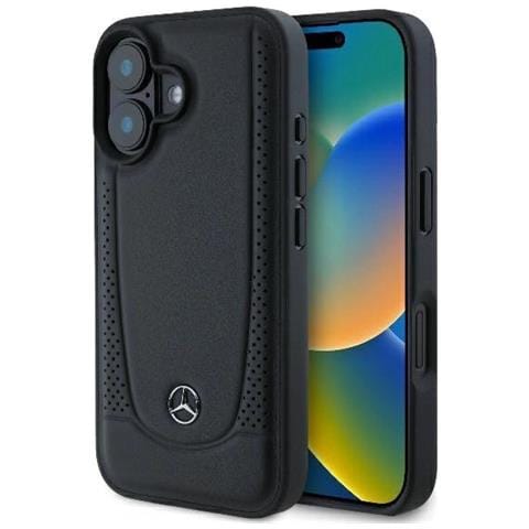 Custodia In Pelle ""urban"" Per Iphone 16 Di Mercedes-benz, Colore Nero. - Foto 1