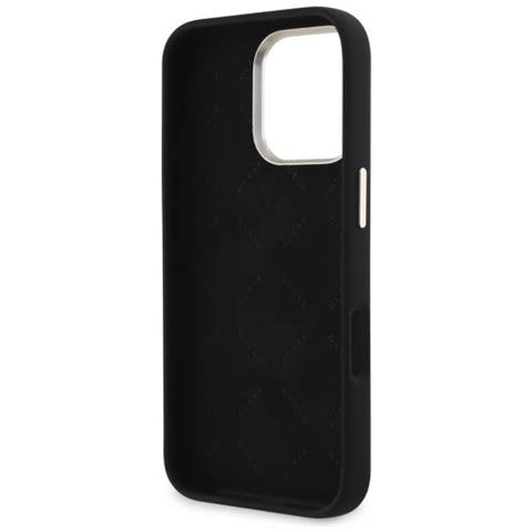 Custodia Iphone 16 Pro Guess Silicone Script Nera - Una Scelta Affidabile - Foto 7