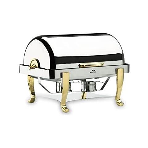 69015 - Scaldavivande 1/1 con coperchio arrotolabile e gambe in ottone, 9 litri - Foto 1