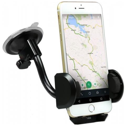 Supporto Universale da Auto Freeway per Smartphone fino a 5" Nero - Foto 2