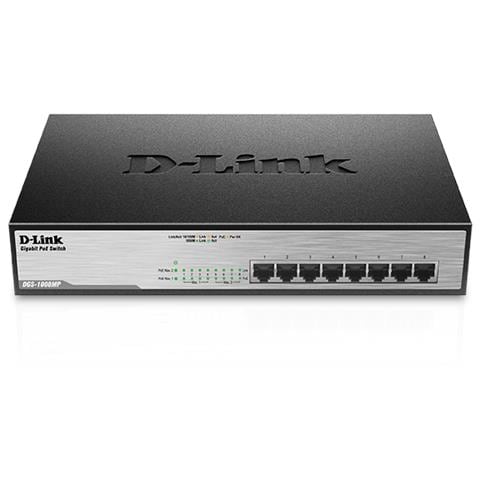 Switch DGS-1008MP 8 Porte Ethernet PoE  - Foto 3