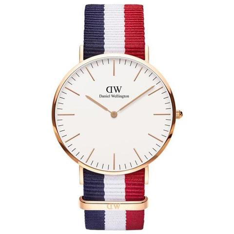 Orologio Unisex classic cambridge 0103dw al quarzo cinturino in tessuto - Foto 5