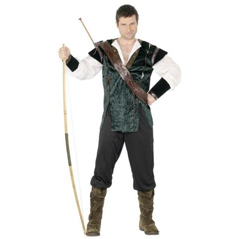 costume robin hood pantalone, camicia, verde - Foto 1