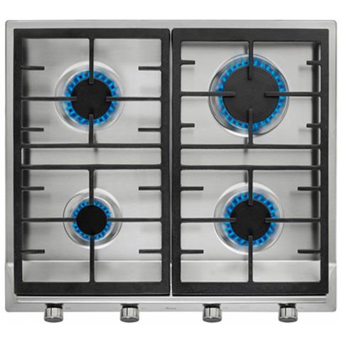 Piano Cottura EX 60 1 4G AI AL NAT a Gas 4 Fuochi da 60 cm Colore Inox - Foto 1