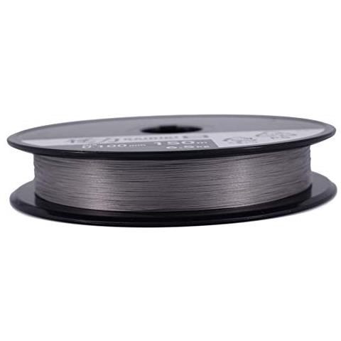 Kairiki 8, 150 Meter, Grigio Chiaro, 0.100mm / 6.5kg, Filo Da Pesca Intrecciato, 59wpla58r11 - Foto 4