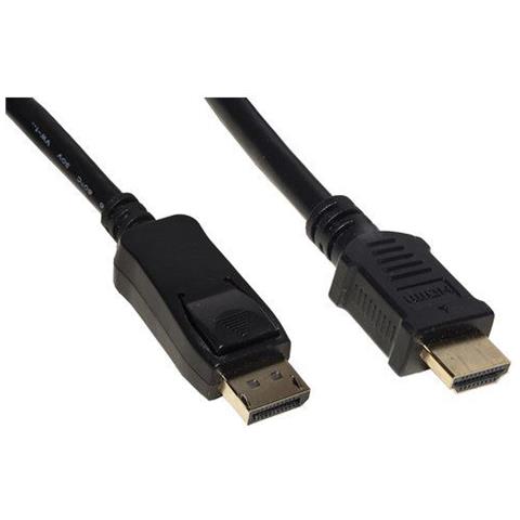 Cavo Adattatore Displayport Connettori Dp 1.2 - Hdmi 1.4 4k Kx2k 30 Hz 1 M - Foto 2