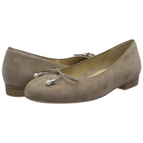 Sardegna, Ballerine Punta Chiusa Donna, Beige Tortora 07, 42 Ue - Foto 2