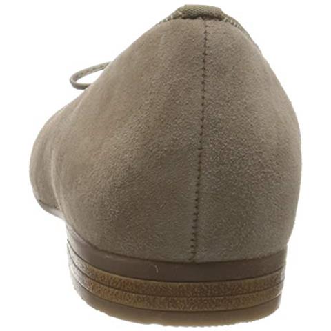 Sardegna, Ballerine Punta Chiusa Donna, Beige Tortora 07, 42 Ue - Foto 4