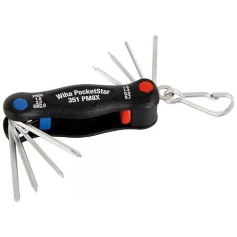 Sb 351 Pm8x - Supporto A Serramanico Mini Pocket Star Con Chiavi Esagonali Maschio. Con Pz In Aggiunta Ulteriori Zoppo, 8 ° - Foto 5