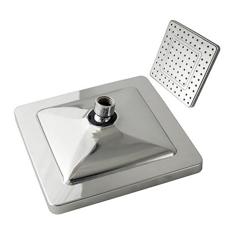 Soffione Anti Calcare Quadrato Cromato - Foto 2