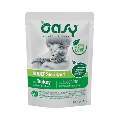 Adult Sterilizzato Al Tacchino Bocconcini In Salsa Per Gatti Gr. 85 - Foto 1