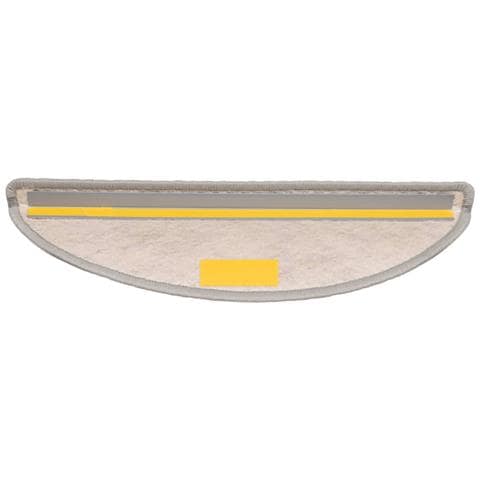 Tappeti Adesivi Scale Aspetto Sisal 15 pz 56x17x3 cm Platino - Foto 2