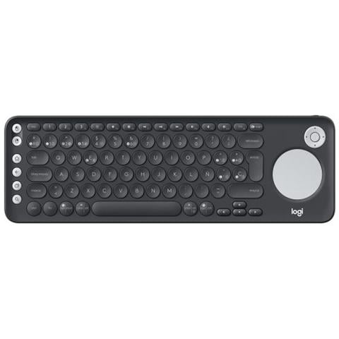 K600 TV tastiera Bluetooth QWERTY Spagnolo Nero, Argento - Foto 1