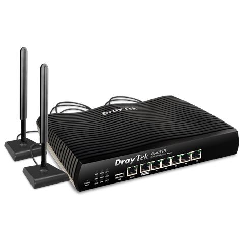 Vigor2927L router wireless Gigabit Ethernet 4G Nero - Foto 3