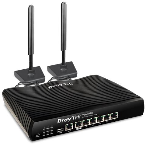 Vigor2927L router wireless Gigabit Ethernet 4G Nero - Foto 1