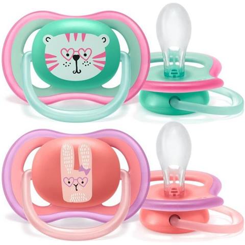 Set Di 2 Succhietti Ultra Air - 18 Mesi E + - Verde E Rosa - Foto 1