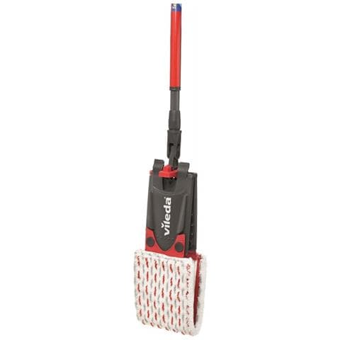 Ultramax Mop spazzolone Fibra Bagnato Nero, Rosso - Foto 2