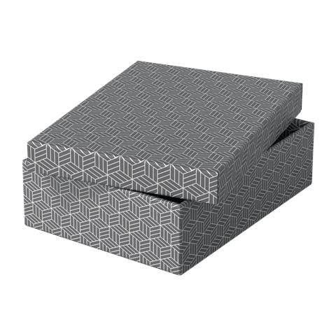 Esselte 628285 Scatola Di Conservazione Armadietto Portaoggetti Rettangolare Cartoncino Grigio - Foto 2