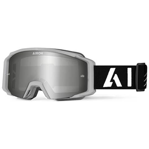 Mascherina Moto Xr1 Light Grey Matt | Silver Mirrored Lens - Foto 1