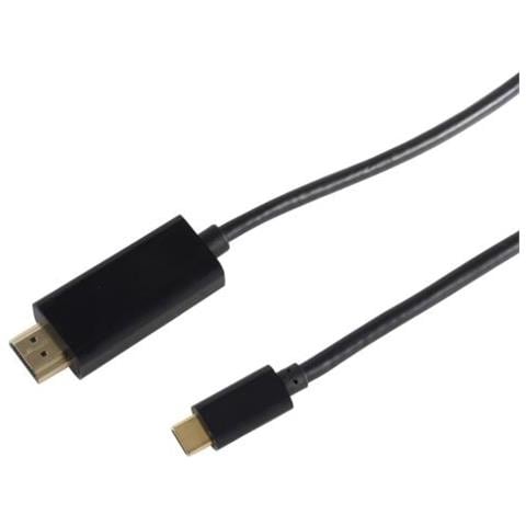 S-conn 10-57045 3m Hdmi Type A (standard) Usb C Nero Cavo E Adattatore Video - Foto 1