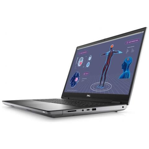 Precision 7780 I9-13950hx Workstation Mobile 43,9 Cm (17.3"") Full Hd Intel Core I9 32 Gb Ddr5-sdram 1000 Gb Ssd Nvidia Rtx 3500 Wi-fi 6e (802.11ax) Windows 11 Pro Grigio - Foto 2