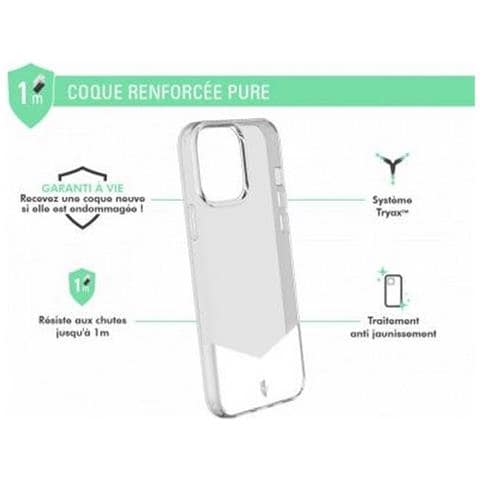 Cover Rinforzata Per Iphone 13 Pro Max Pure, Trasparente - Foto 2