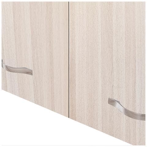 Pensile Da Cucina Armadio Sospeso Da Parete Doppia Anta In Legno Colore Olmo - Foto 2