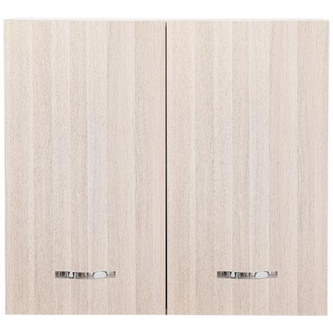 Pensile Da Cucina Armadio Sospeso Da Parete Doppia Anta In Legno Colore Olmo - Foto 5