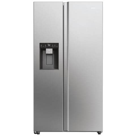 Frigorifero Americano Side By Side HSW59F18EIMM Classe E Capacità 601 Litri Colore Acciaio Inox - Foto 1