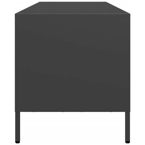 Mobile Tv Nero 135x39x43,5 Cm In Acciaio Laminato A Freddo - Foto 10