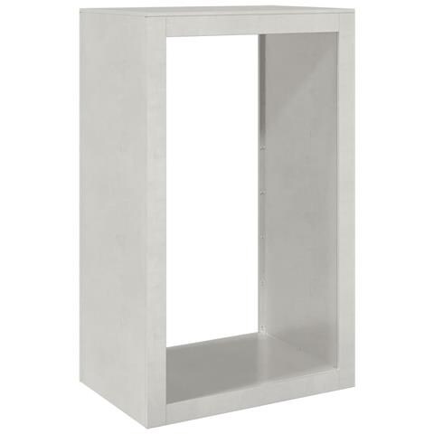 Rastrelliera per Legna da Ardere 60x40x100 cm in Acciaio Inox - Foto 2