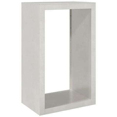 Rastrelliera per Legna da Ardere 60x40x100 cm in Acciaio Inox - Foto 1