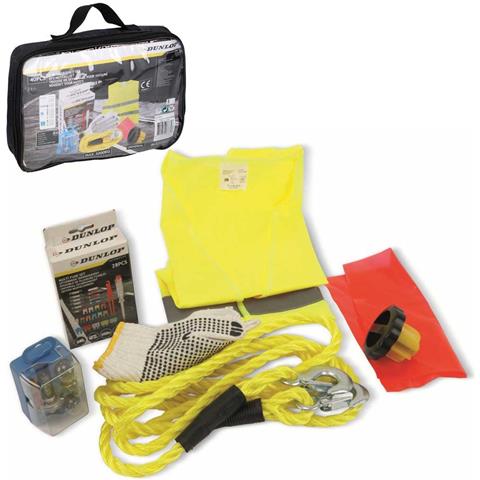 KIt Emergenza Auto con set Lampadine Fari e Fusibili di Ricambio Corda e Guanti - Foto 1