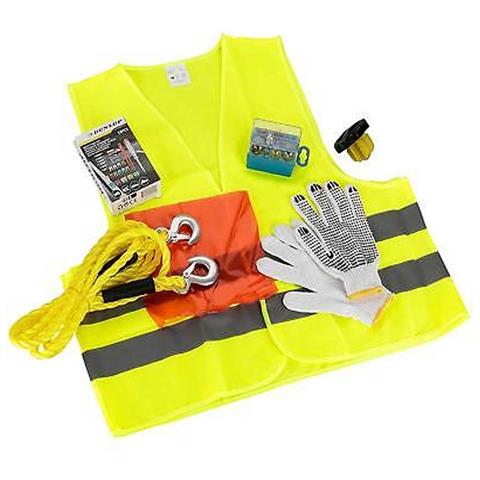 KIt Emergenza Auto con set Lampadine Fari e Fusibili di Ricambio Corda e Guanti - Foto 2