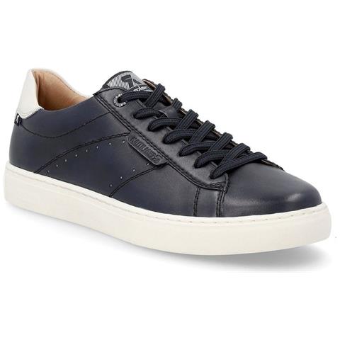 Classic Sneakers Pelle Scarpe Uomo Blu Eu 41, U0704-14 - Foto 1