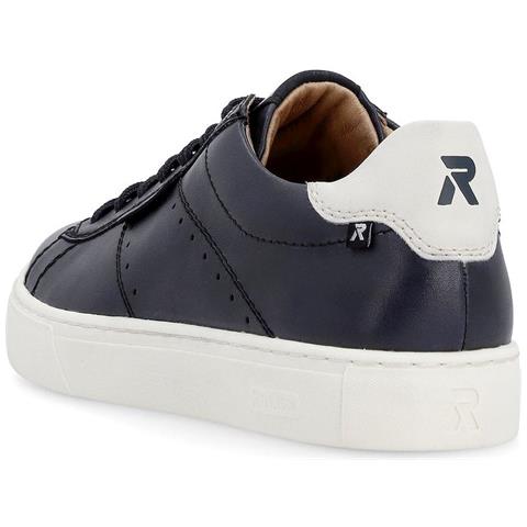 Classic Sneakers Pelle Scarpe Uomo Blu Eu 41, U0704-14 - Foto 3