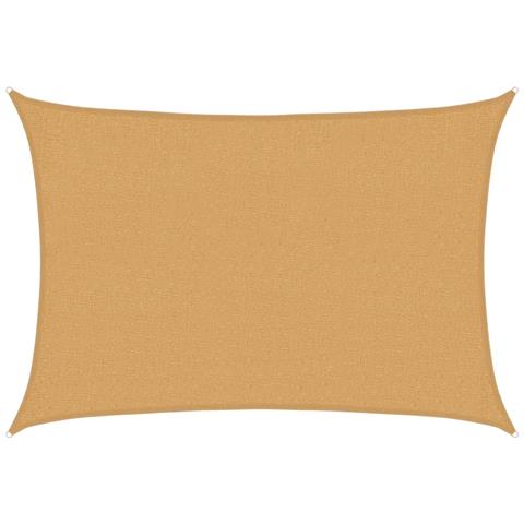 Vela Parasole 160 G /m Rettangolare Sabbia 2x3 M In Hdpe - Foto 2