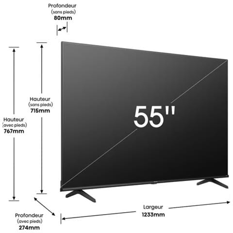 TV LED 4K Ultra HD 55’’ 55E63KT SMART TV - Foto 3