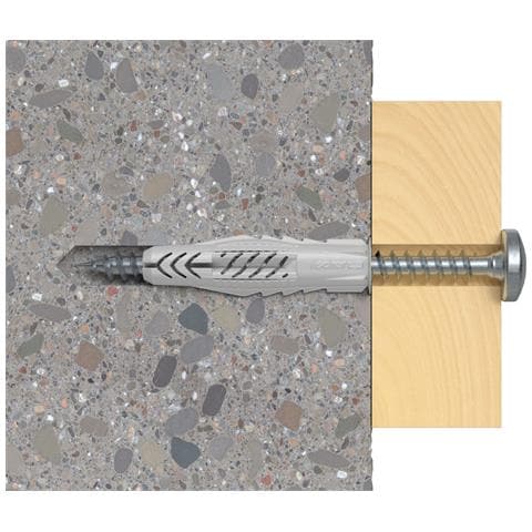 90868 ancoraggio a vite e tassello 20 pz Kit di viti e tasselli a muro 35 mm - Foto 2