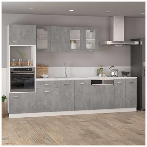 Pannello Lavastoviglie “lyon” Grigio Cemento 59,5x3x67 Cm - Foto 2