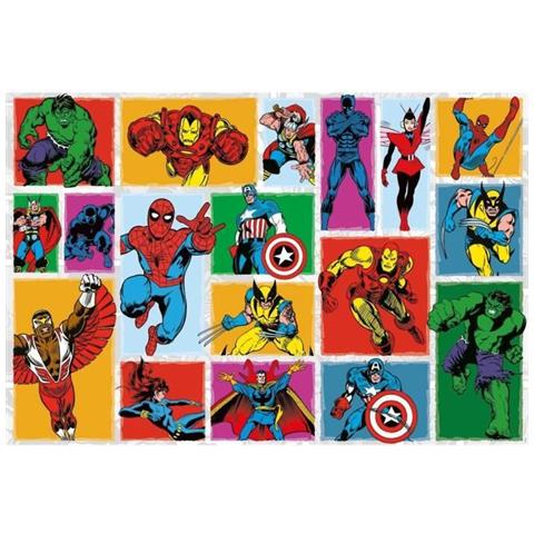 Puzzle Retrò Marvel Da 3000 Pezzi, Per Adulti E Bambini Dai 14 Anni, Puzzle Di Qualità Premium, Collezione My Heroes, 12001549, Nathan - Foto 1
