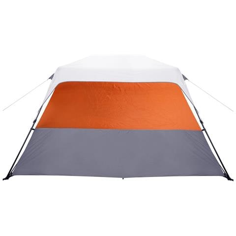 Tenda Famiglia LED 6 Persone Grigio/Arancione Rilascio Rapido - Foto 8