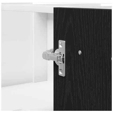 Armadio d'angolo in rovere nero  - 75.5x75.5x81.5 cm - Foto 9