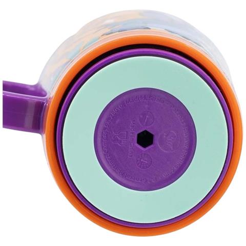 Tazza 410ml Stitch Per Bambini Dropsafe Antiscivolo Collezione Aloha, Viola - Foto 5