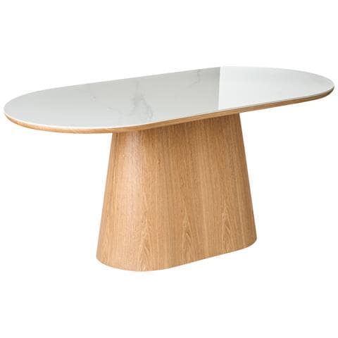 Tavolo Da Pranzo Lockhart Frassino Chiaro 180 Cm 90 Cm - Foto 2