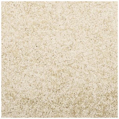 Tappeto Shaggy PAMPLONA a Pelo Lungo Moderno Oro Ø 160 cm - Foto 9