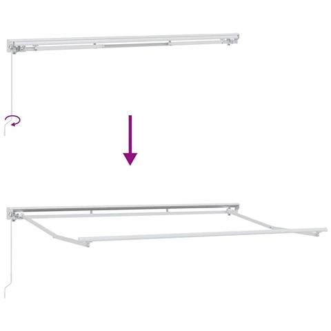 Struttura della tenda Bianco 3.5 x 2 m - Foto 9