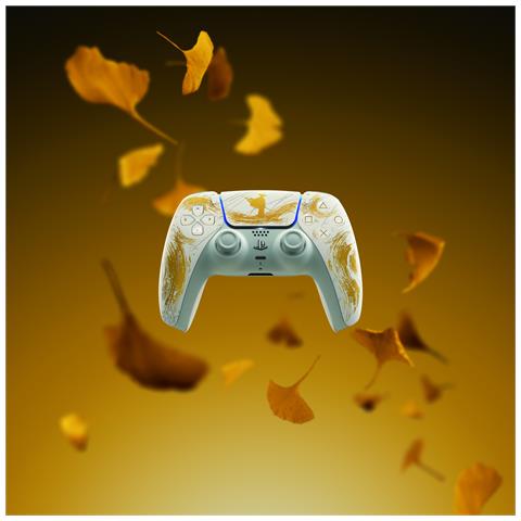Dualsense Ghost of Yotei Limited Edition Oro, Bianco Bluetooth /USB Gamepad Analogico /Digitale PlayStation 5 - Foto 2